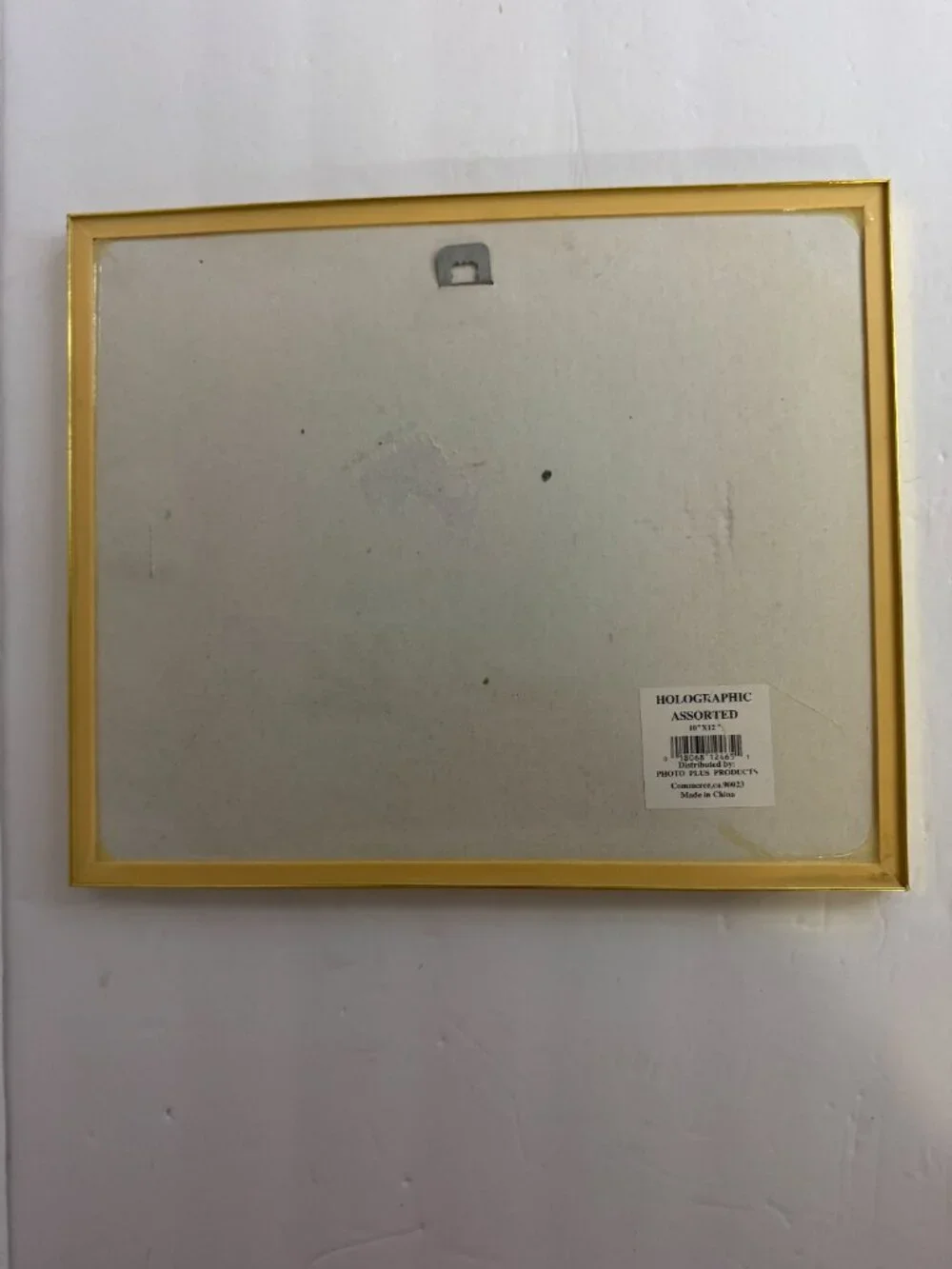 Vintage Holographic Autumn Landscape Framed Wall Art Gold Frame 10x12